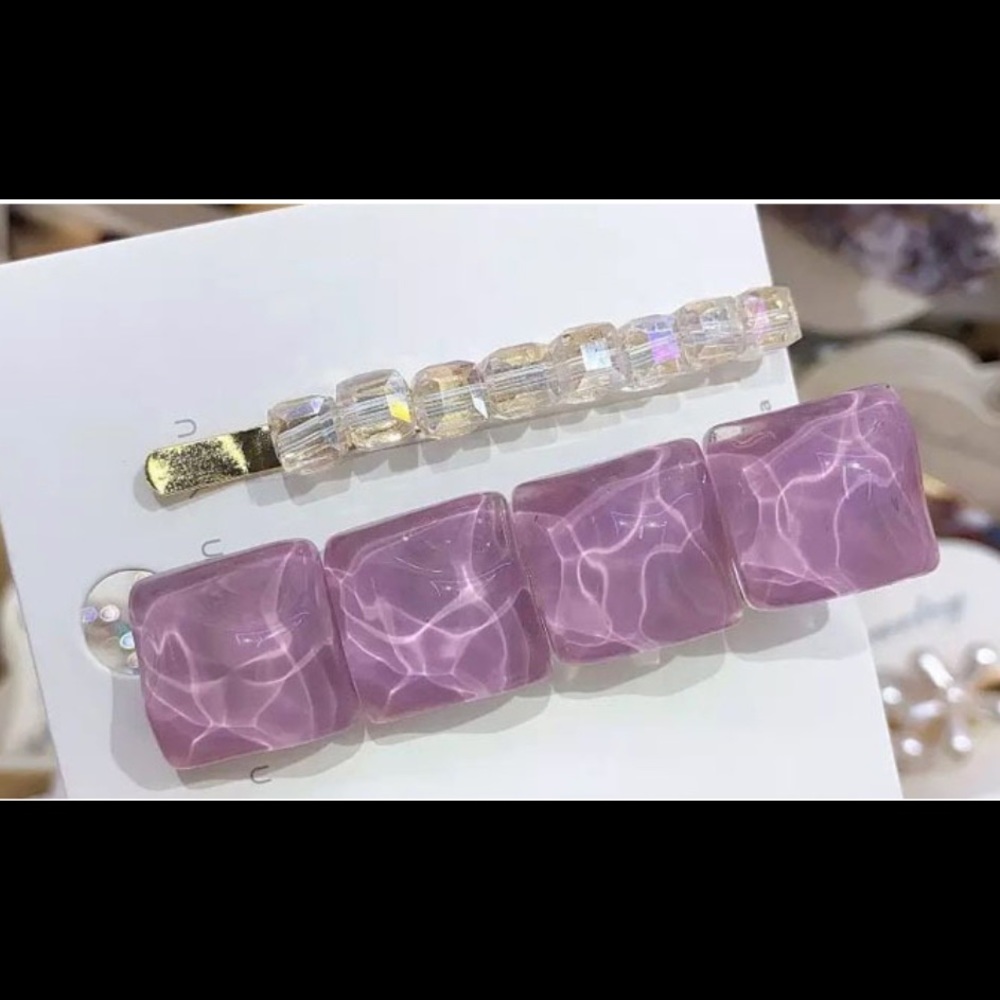 Square Hair Barrette